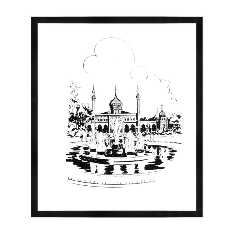 TK Home Onion Dome Framed On Paper Print Wayfair Canada